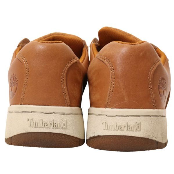 Timberland ティンバーランド 通年 ロゴ刻印 レザー★ スニーカー シューズ 靴 Sz.25cm　レディース　E4G00079_3#U_画像3