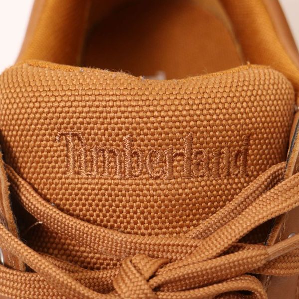 Timberland ティンバーランド 通年 ロゴ刻印 レザー★ スニーカー シューズ 靴 Sz.25cm　レディース　E4G00079_3#U_画像6