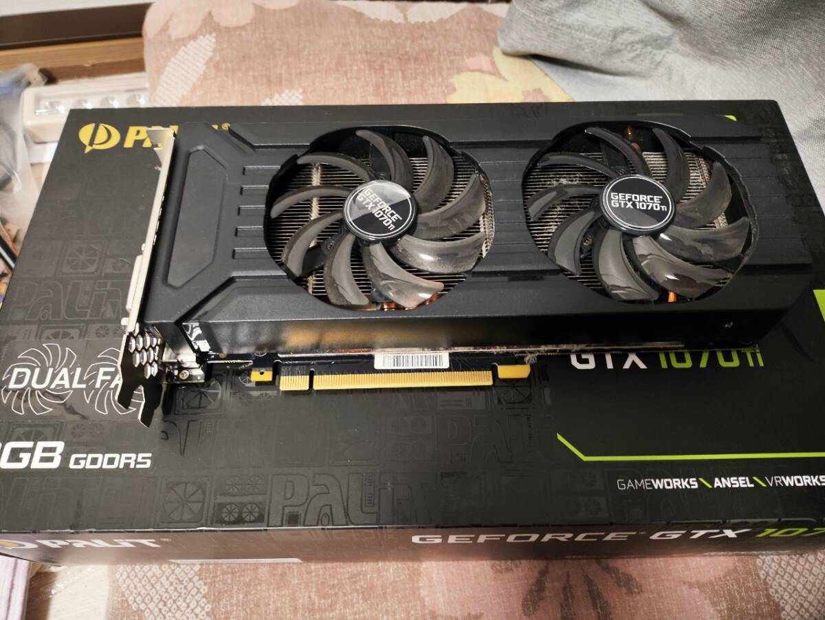 Palit Geforce GTX1070Ti グラフィックボード NE5107T015P2-1043Dの画像1