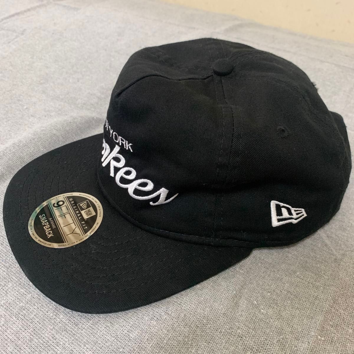 【ニューエラ 】MLB 9FIFT ニューヨーク・ヤンキース キャップ 黒 ブラックNew Era SNAP BLACK 