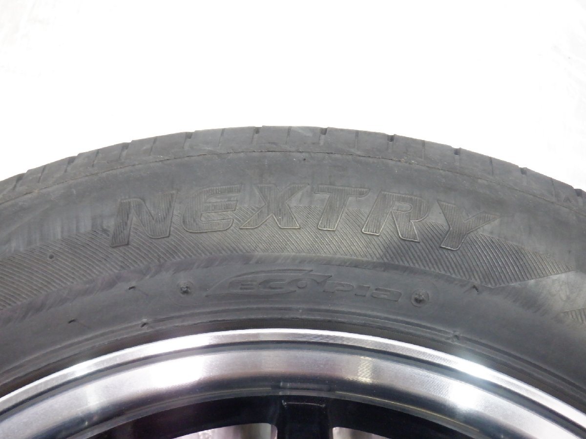 4H 100 5J +45 14インチ 社外品 S/CADA アルミホイール タイヤ 155/65R14 BRIDGESTONE 4本_画像6