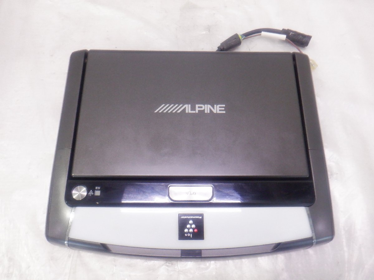 ☆作動確認済☆ ALPINE アルパイン 10.2インチ フリップ ダウン モニター PCX-R3300Bの画像4