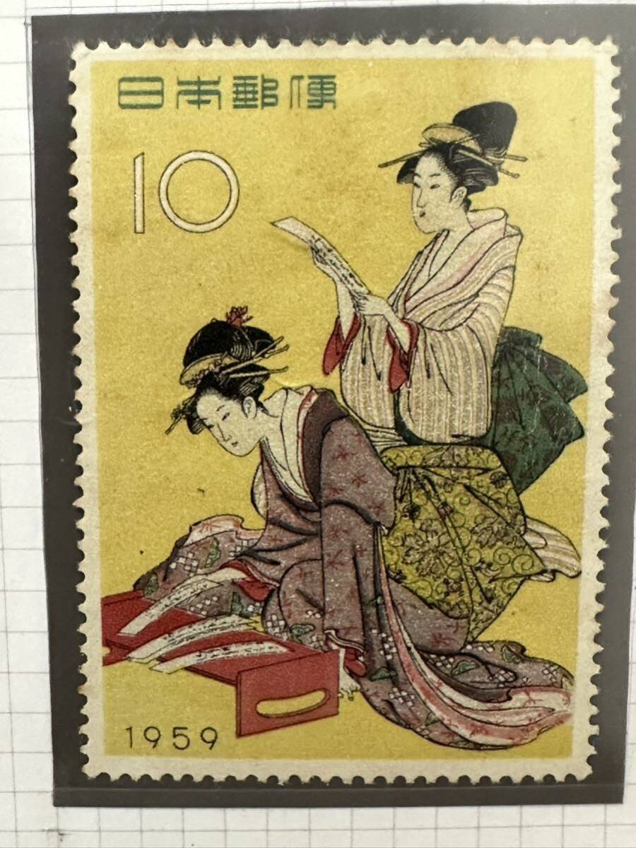 未使用　切手趣味週間　1957年〜1969年_画像4