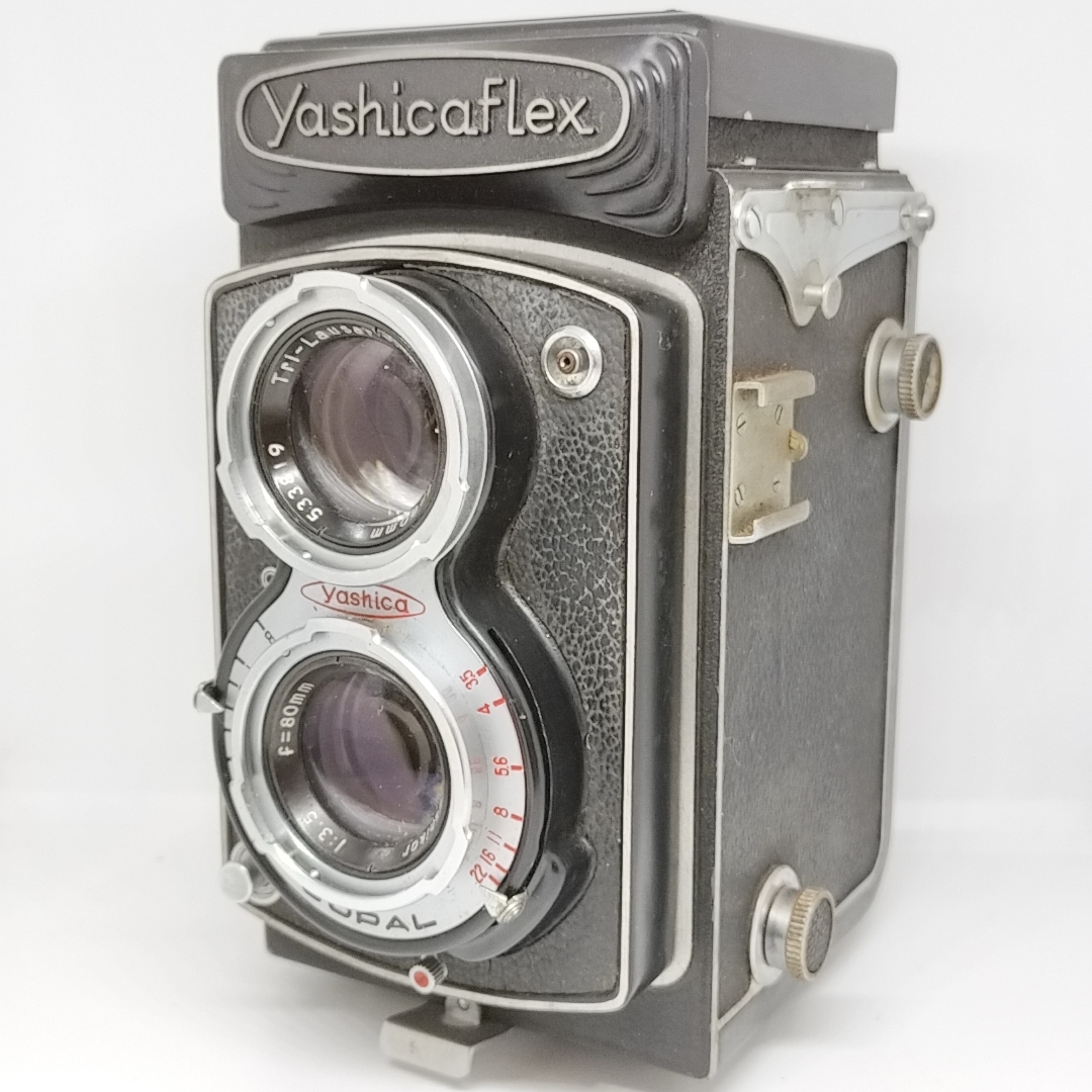 6711☆【希少/保管品】Yashicaflex ヤシカフレックス 二眼レフカメラ 