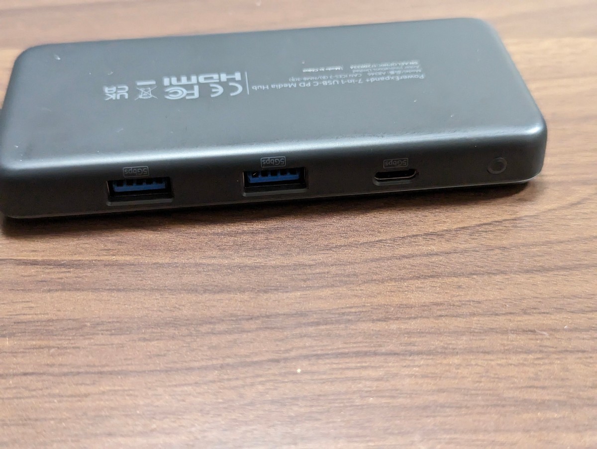 Anker PowerExpand+ 7-in-1 USB-C PD メディア ハブ 85Wパススルー充電 Power Delivery USB-Cポート HDMI USB-Aポート_画像5