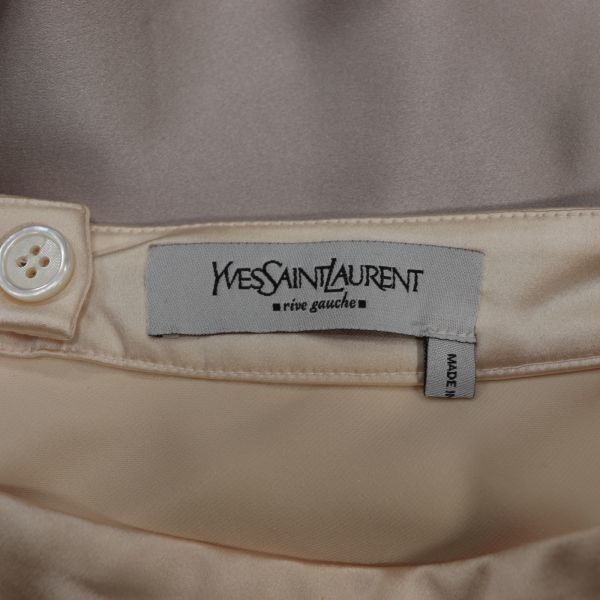 Yves Saint Laurent rive gauche by Tom Ford SS2004 総シルク レイヤードデザインスカート 04SS 34 トムフォード 2303020_画像9