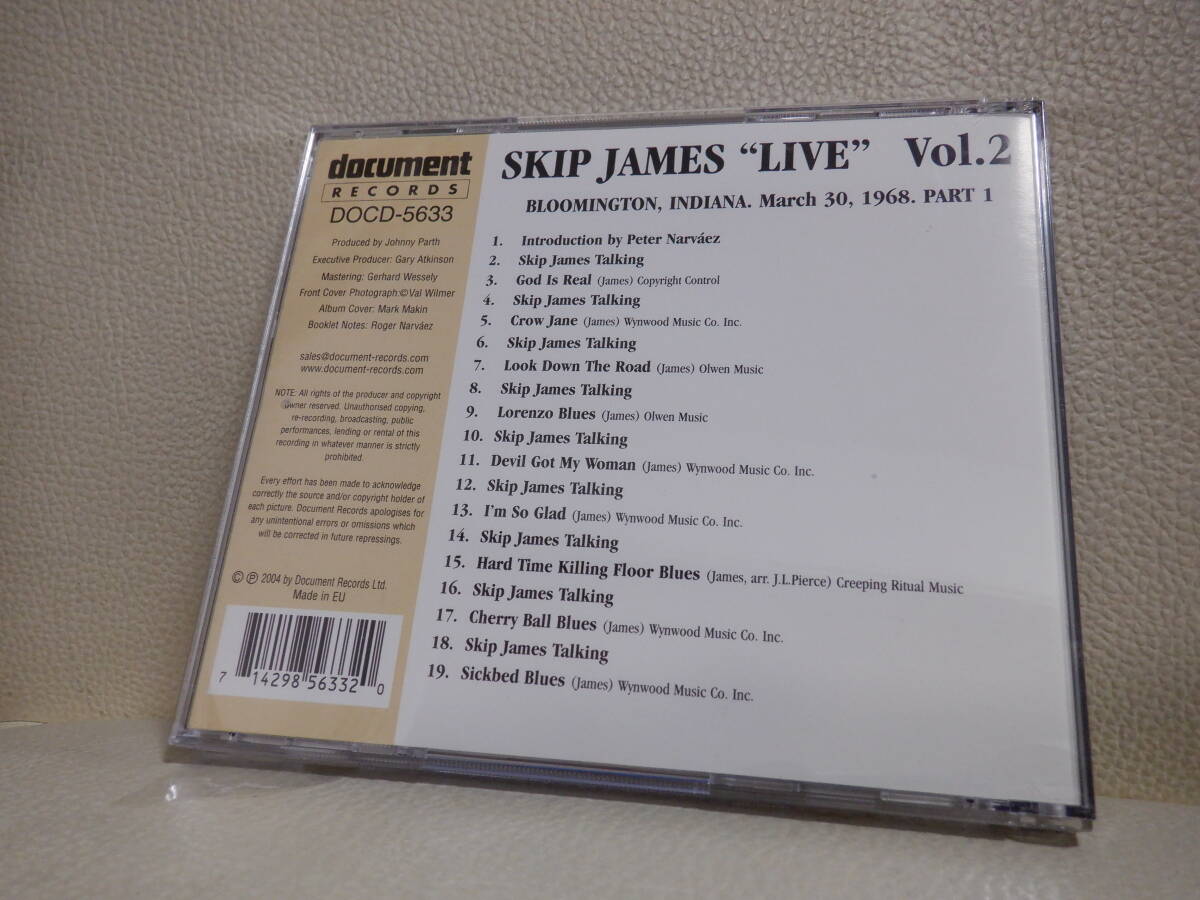 [CD] SKIP JAMES / LIVE VOL.2_画像2