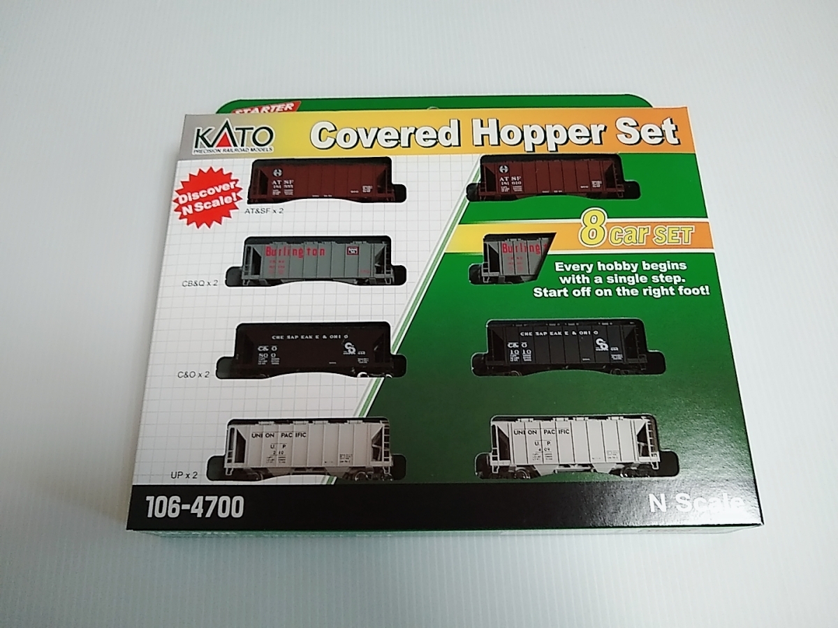 KATO 106-4700 Covered Hopper 8car Set カトー　Nゲージ 外国車両 貨車