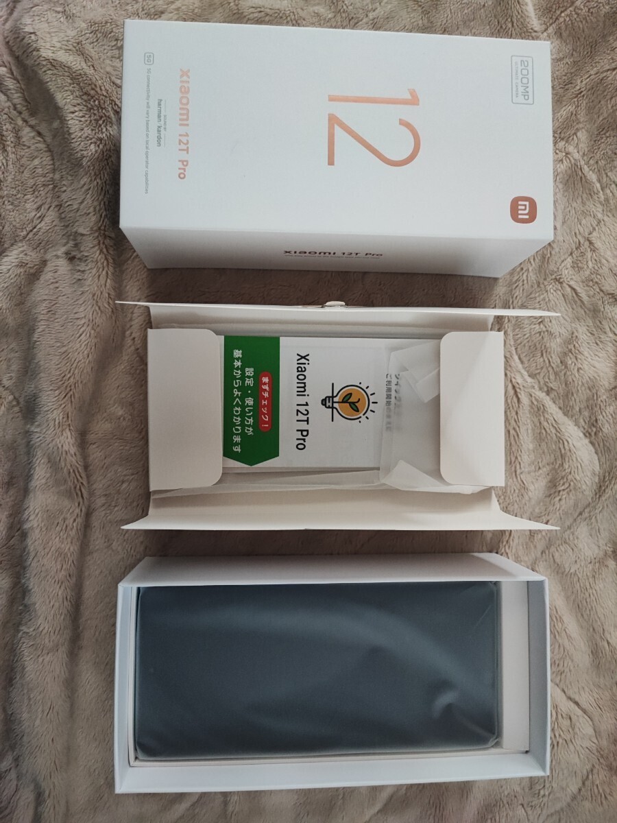 新品 Xiaomi 12T Pro メモリー8GB ストレージ256GB ブルー SIMフリー ①の画像2