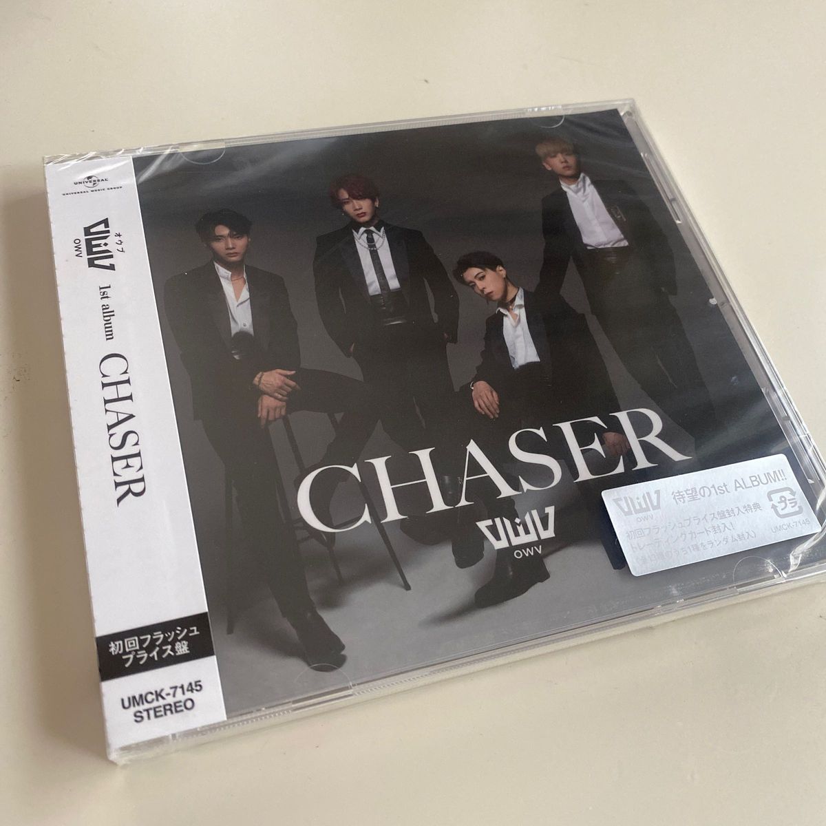 ◆新品未開封◆初回フラッシュプライス盤 (取) トレカ封入 (初回のみ) OWV CD/CHASER 21/10/13発売 