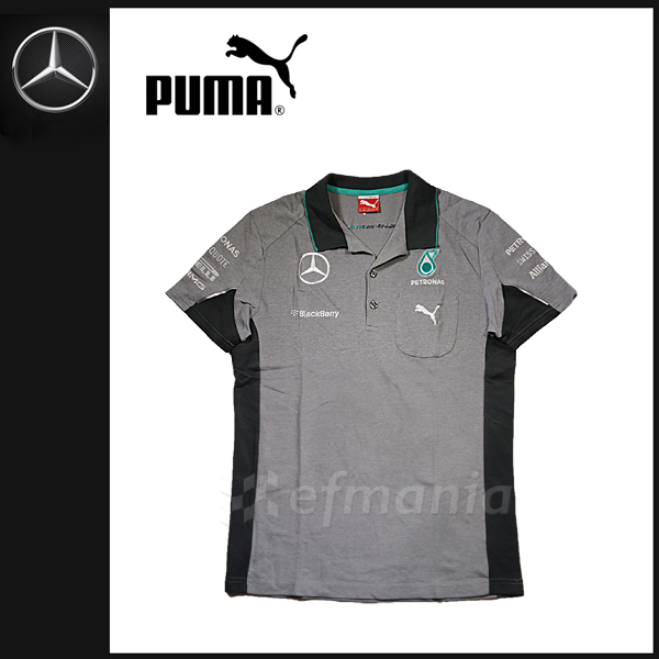 【非売品】 2014 メルセデスAMG F1 支給品 ポロシャツ M Puma★日本GP 鈴鹿サーキット ルイス・ハミルトン