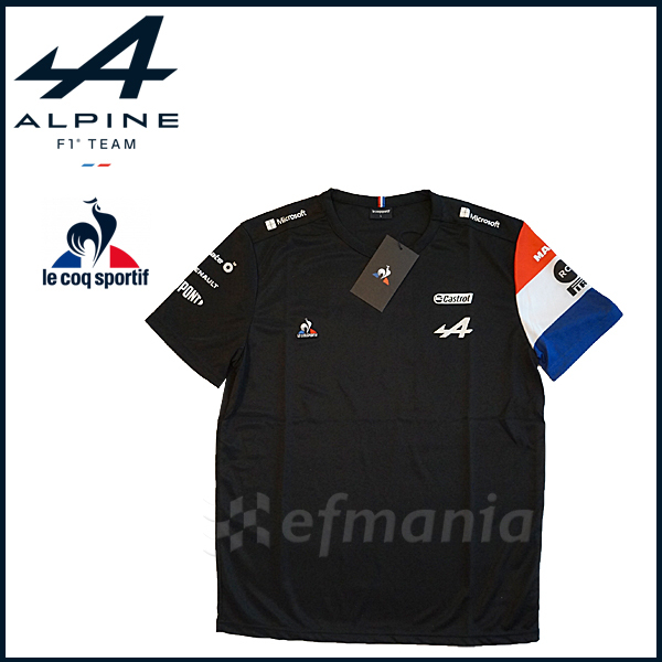 高級ブランド 2021 非売品 アルピーヌF1チーム XXL 速乾性Tシャツ 支給品 F1