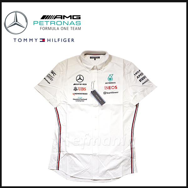 【非売品】2023 メルセデスAMG F1 支給品 ピットシャツ S トミーヒルフィガー 新品★日本GP 鈴鹿サーキット ルイス・ハミルトン ラッセル