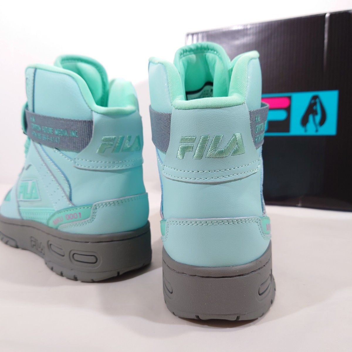 FILA x 初音ミク TERATACH 600 26cm HI LIGHT BLUE/GREY 新品未使用 箱、タグ付き