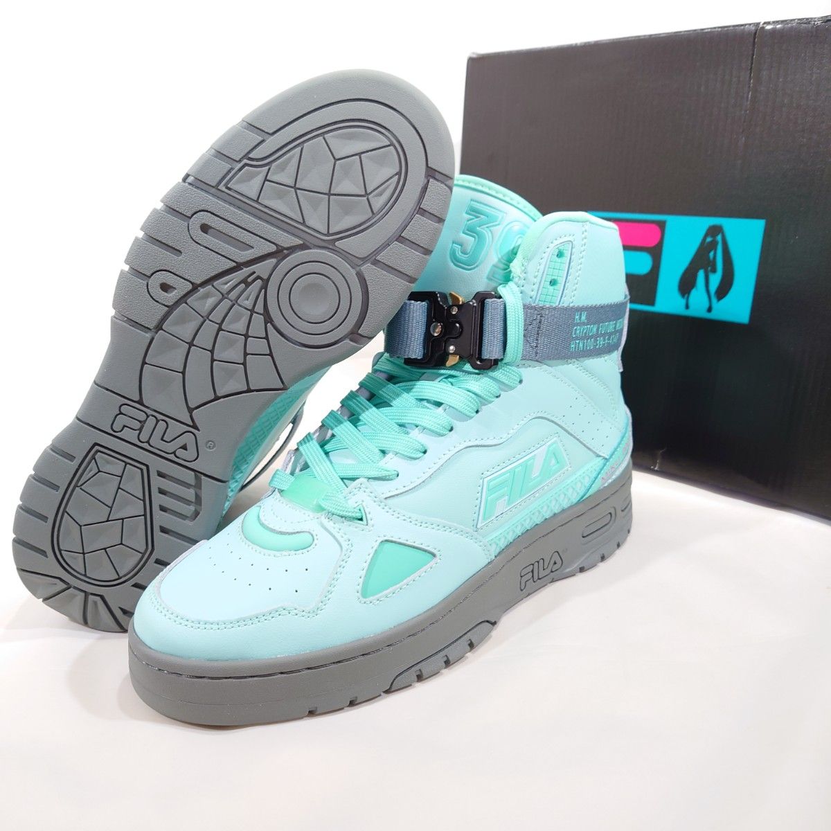 FILA x 初音ミク TERATACH 600 26cm HI LIGHT BLUE/GREY 新品未使用 箱、タグ付き