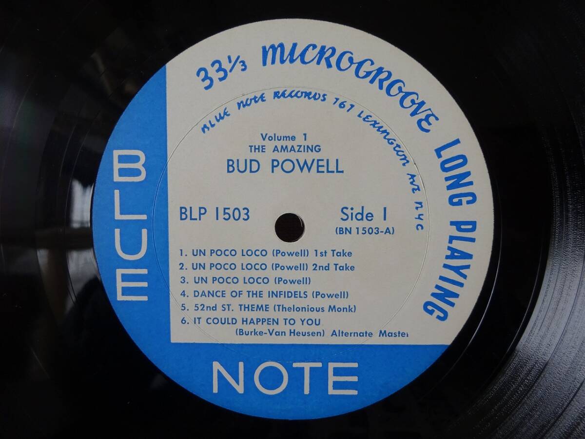 used★LEXINGTON/NYC★手書きRVG刻印★耳★片面R★US盤★LP / BUD POWELL バド・パウエル AMAZING BUD POWELL VOLUME 1【MONO/スリーヴ】_画像4