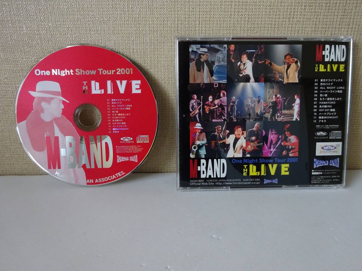 used CD / M-BAND THE LIVE ONE NIGHT SHOW TOUR 2001 / 藤タカシ / 又吉&なめんなよ【HJA-0001】_画像2