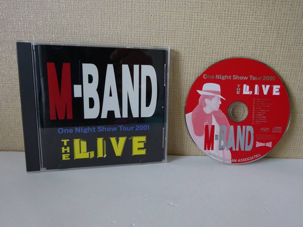 used CD / M-BAND THE LIVE ONE NIGHT SHOW TOUR 2001 / 藤タカシ / 又吉&なめんなよ【HJA-0001】_画像1