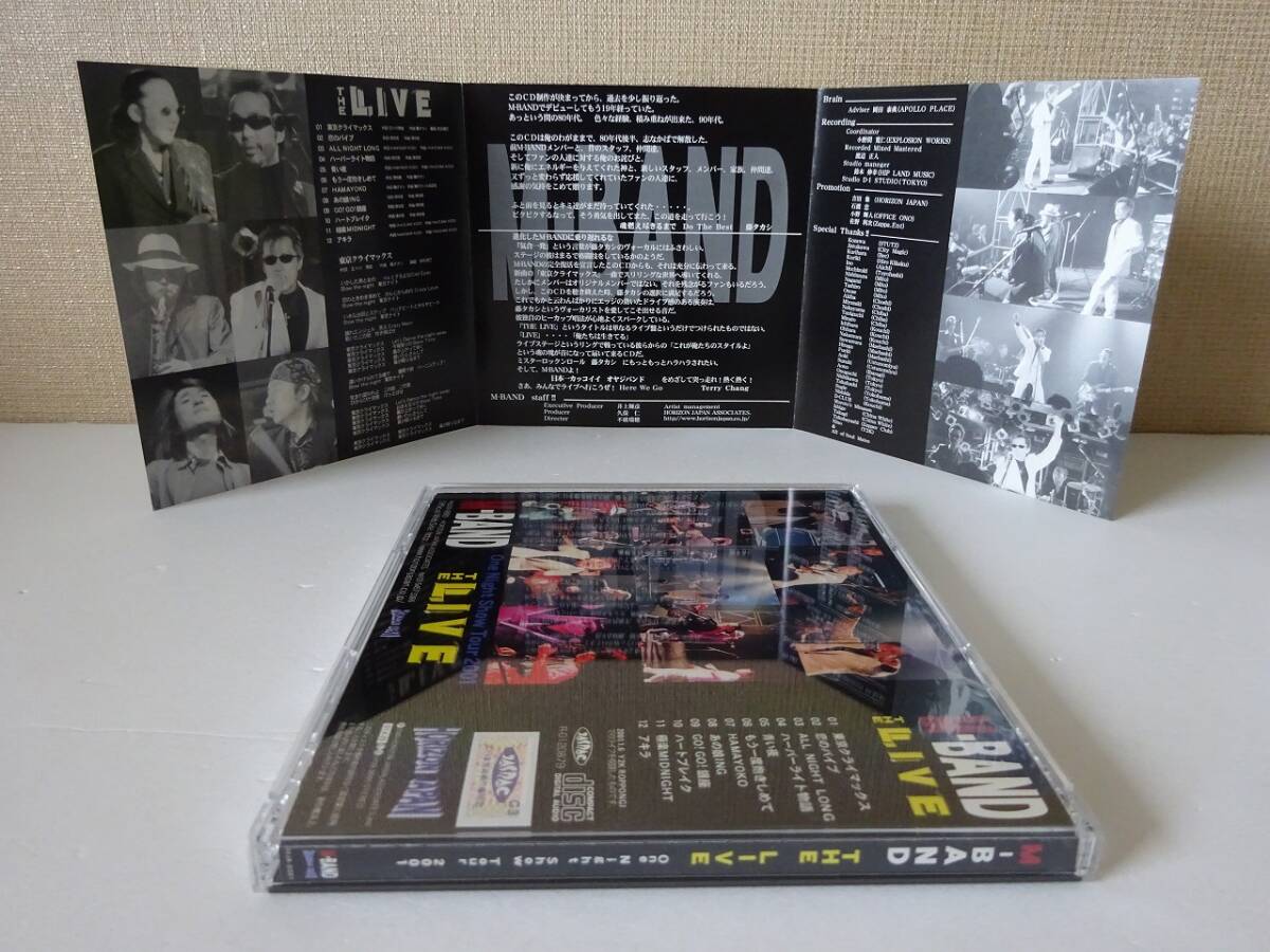 used CD / M-BAND THE LIVE ONE NIGHT SHOW TOUR 2001 / 藤タカシ / 又吉&なめんなよ【HJA-0001】_画像4
