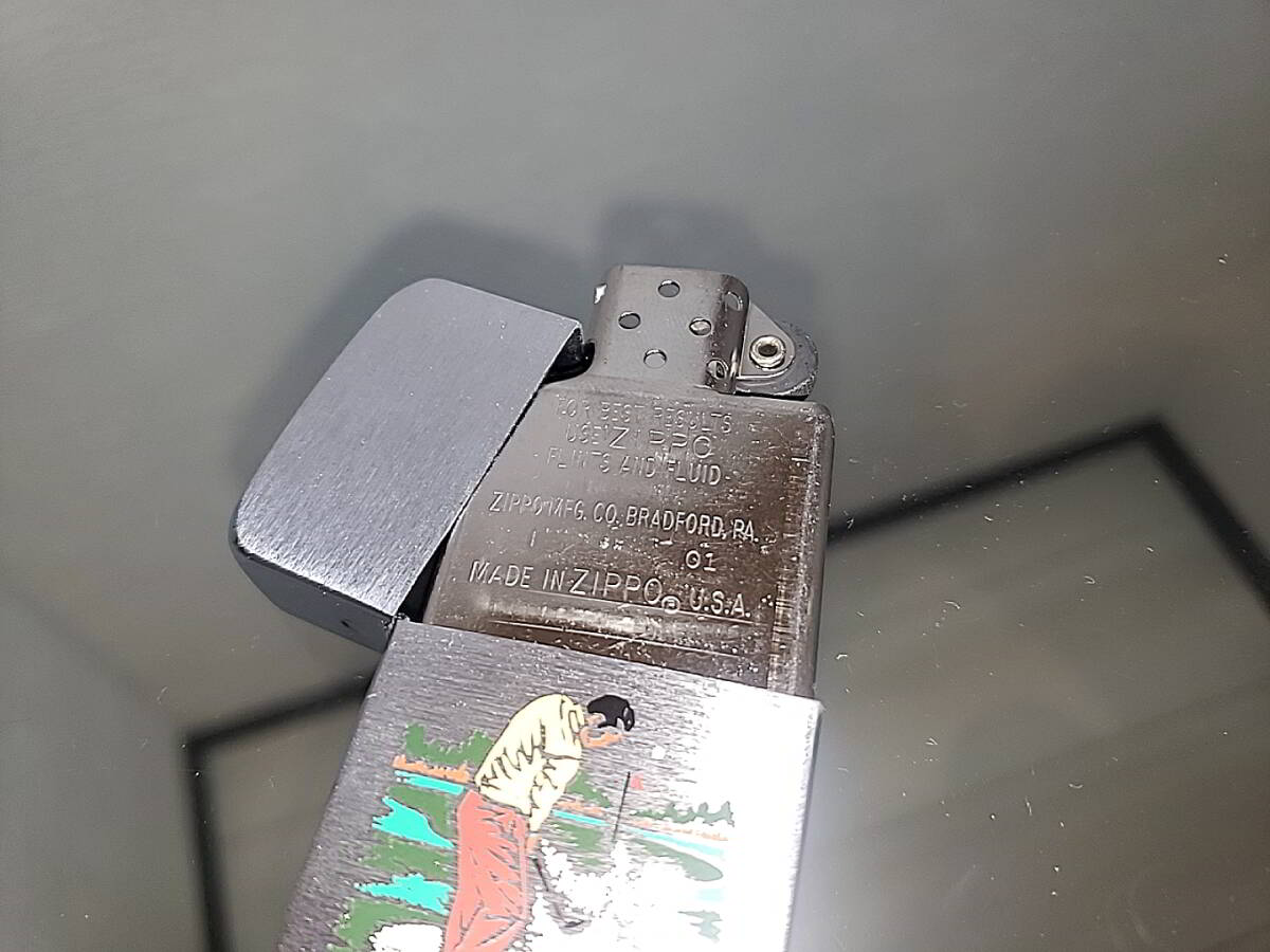 ZIPPO 1941レプリカ　ゴルフ　ゴルファー　バンカーショット　2001年製_画像5