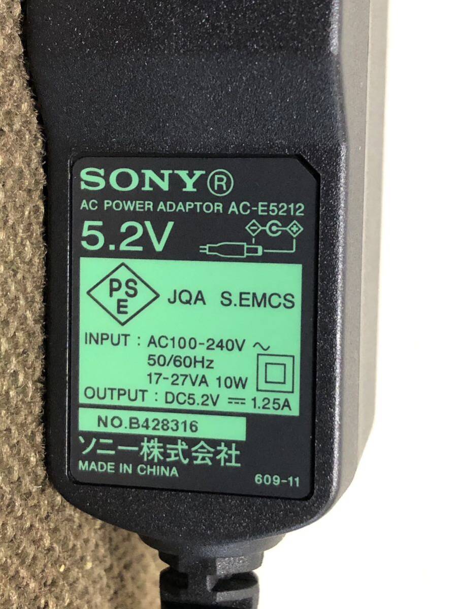 未使用 SONY ソニー 純正 ACアダプター AC-E5212 5.2V 1.25A_画像1