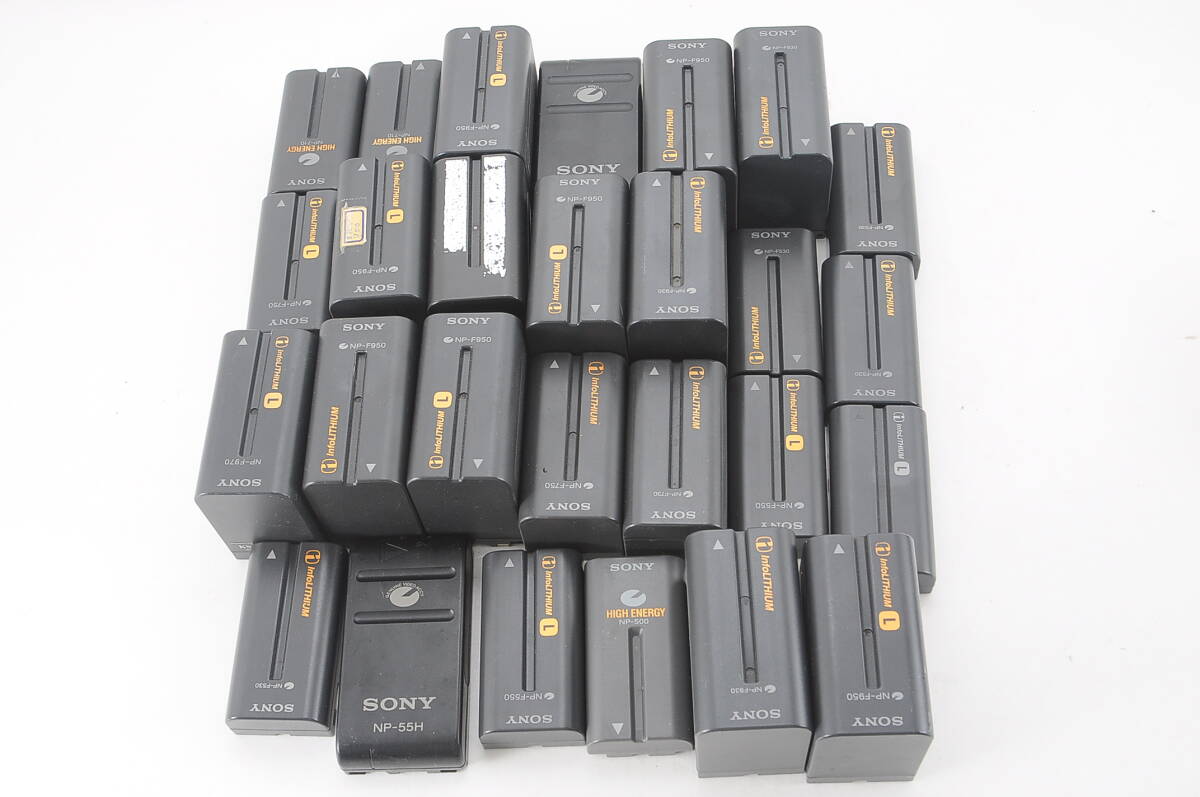[MYM12]52点 SONY バッテリー大量まとめセット ソニー デジタルビデオカメラ用 バッテリーパック L型 インフォリチウム の画像2