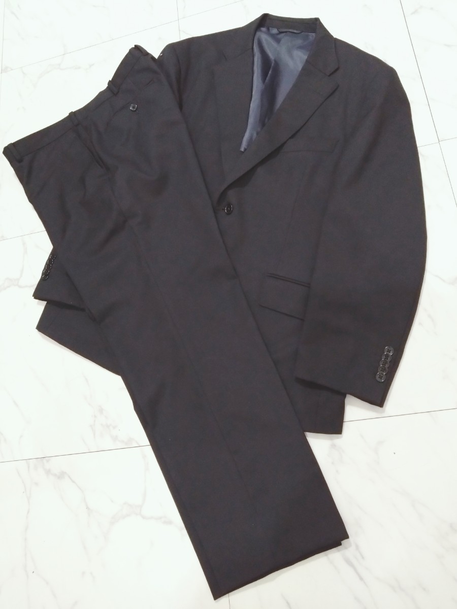 azabu tailor スーツ 黒 W94 冠婚葬祭_画像1