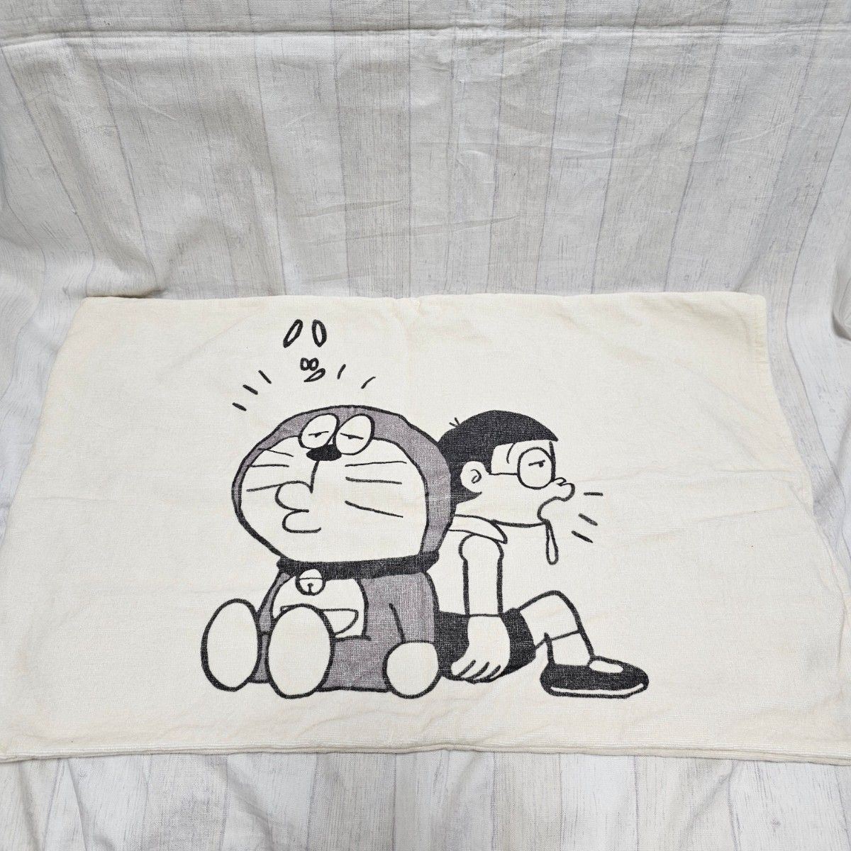 ドラえもん フェリシモ ピローケース 枕カバー  タオル キャラクター おやすみデザイン