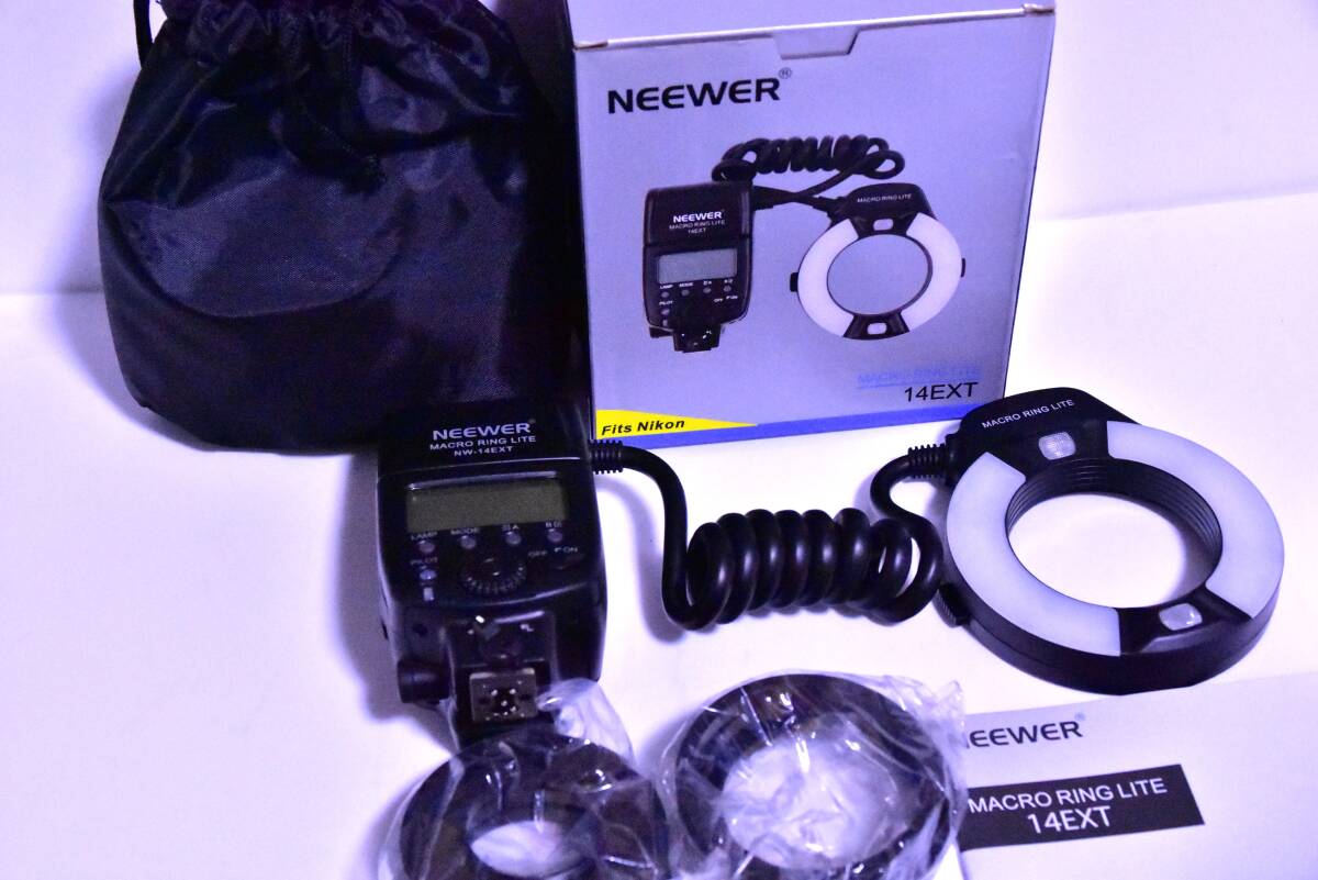 ☆送料無料☆ NEEWER MACRO RING LITE マクロ撮影用ライト ニコン用 Nikon ストロボ_画像1