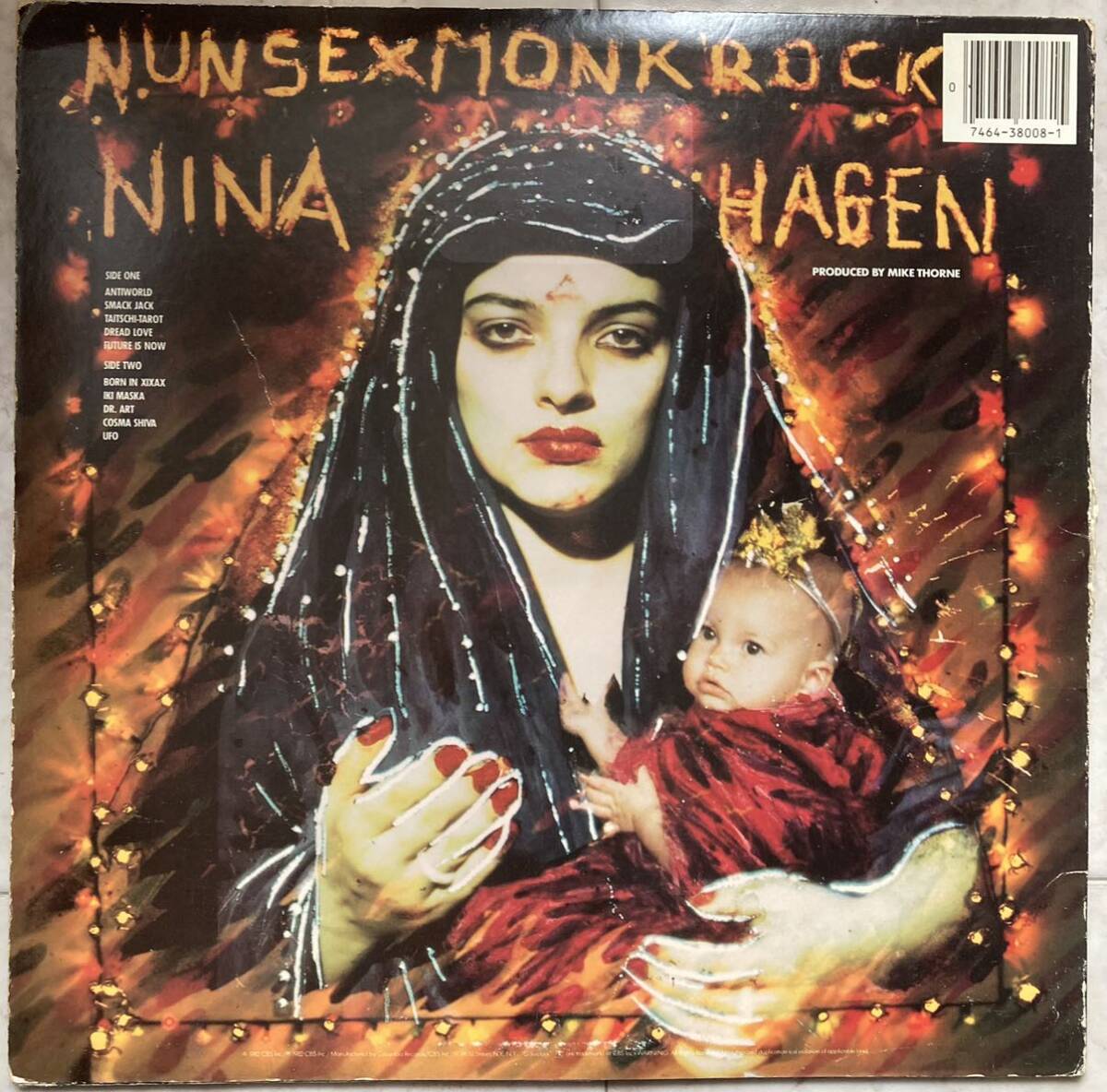 米盤オリジナル NINA HAGEN/NUNSEXMONKROCK _画像4