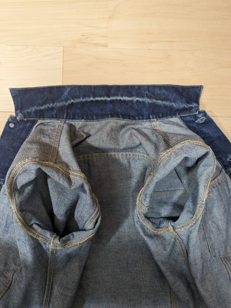 Levis 557XX 3rd 濃紺 リーバイス BIGE ヴィンテージ デニムジャケットの画像6