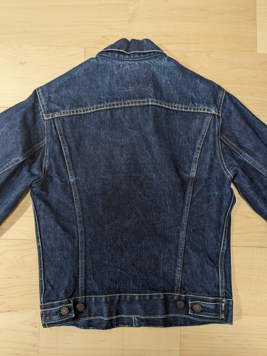 Levis 557XX 3rd 濃紺 リーバイス BIGE ヴィンテージ デニムジャケットの画像4