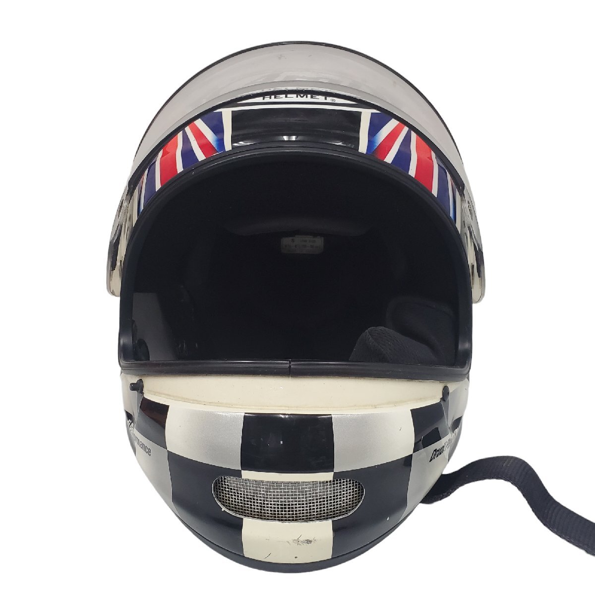 Arai ARAI boat race boat race helmet size S 55-56cm helmet AH-1010 Union Jack checker flag pattern 