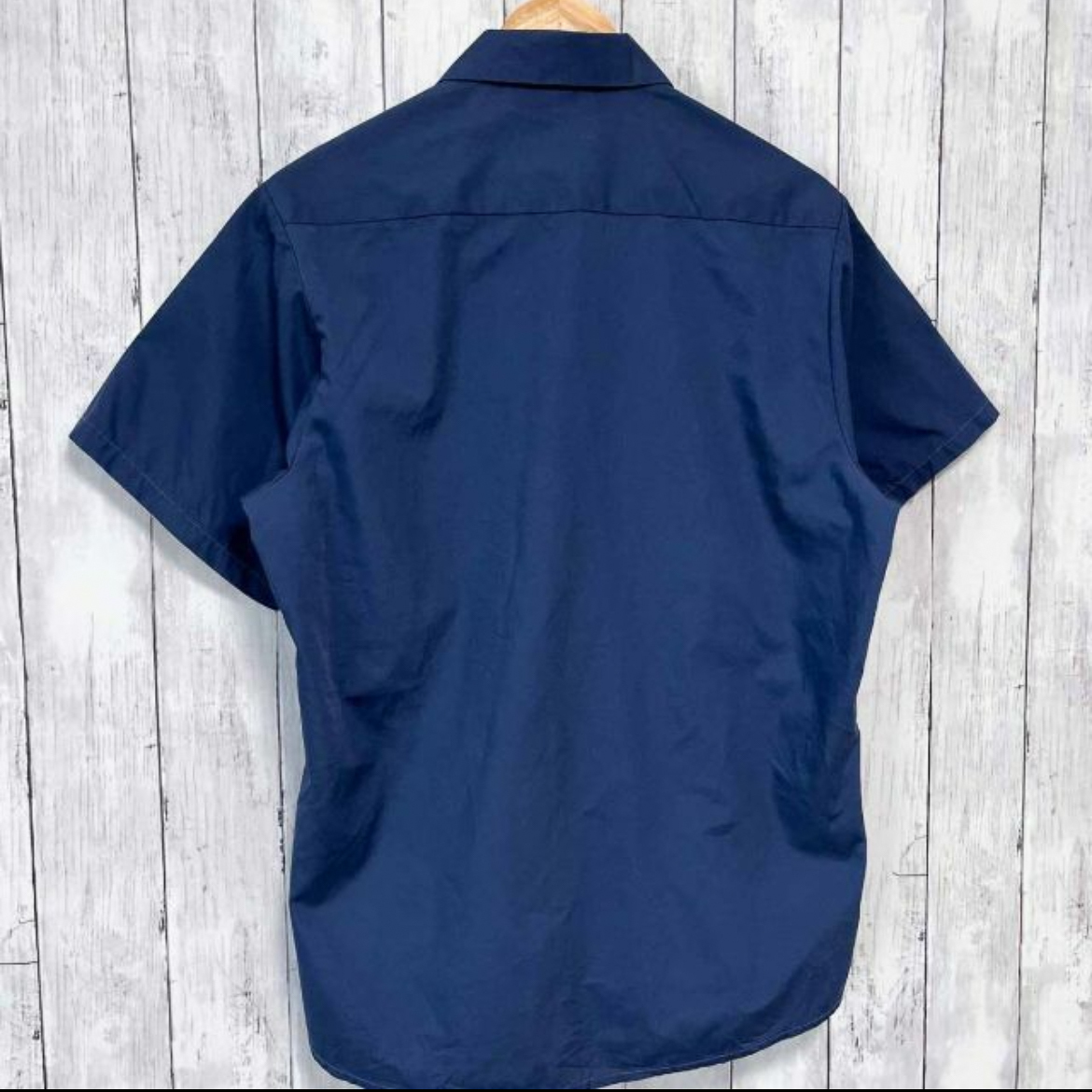 Canadian MED S 363 半袖シャツ ワークシャツ ワッペン メンズ ワンポイント M～Lサイズ相当 3‐297 _画像6