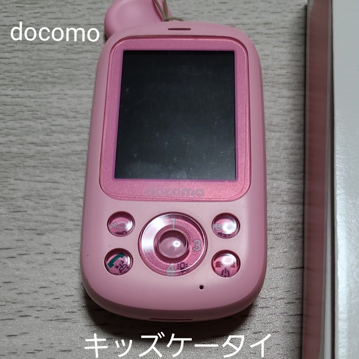 docomo キッズ携帯F-03J ピンク 防犯ブザー ドコモ　SIMフリー解除済み　購入後に解除コードを送付