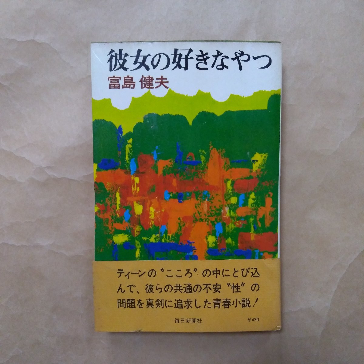 ◎彼女の好きなやつ　富島健夫　毎日新聞社　昭和47年初版_画像1