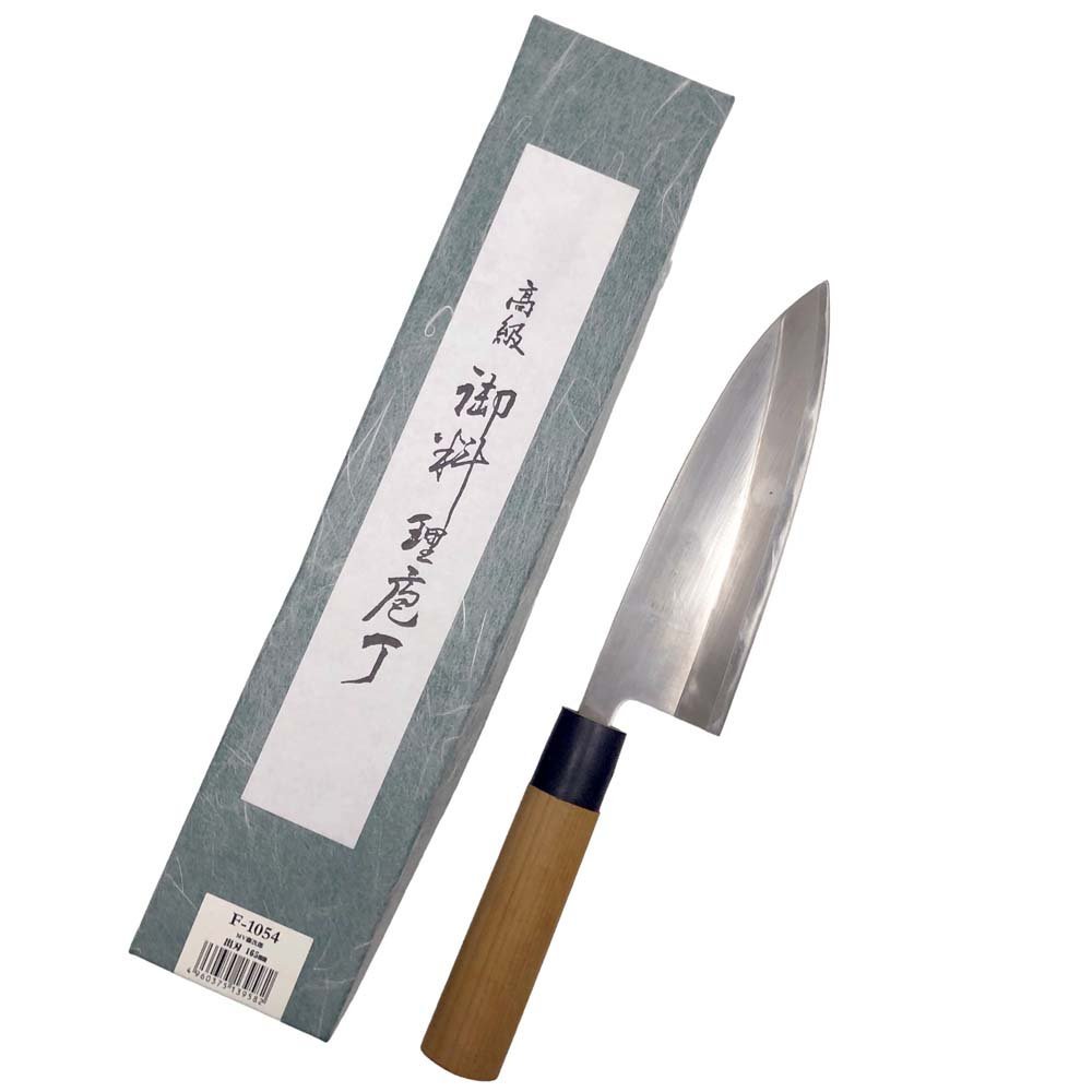 南店24-610 【良品】 藤次郎作 御料理包丁 切味保証 出刃包丁 刃渡り約17cm 日本製 調理道具 ステンレス鋼 コバルト合金鋼複合材 Tojiro_画像1