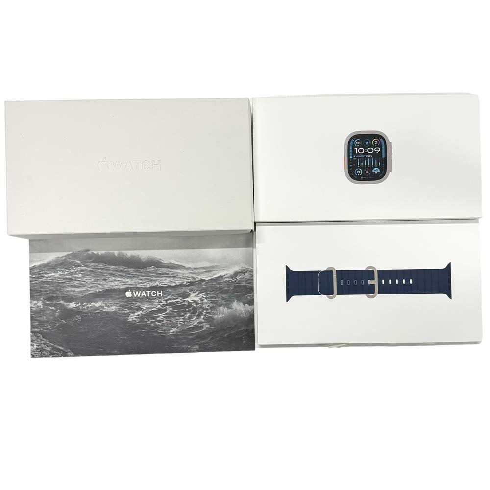 南店24-800 【美品】 アップル MREG3J/A Apple Watch Ultra 2 GPS+Cellular 49mm 利用制限△ A2986 チタニウム セラミックケース Softbank_画像2