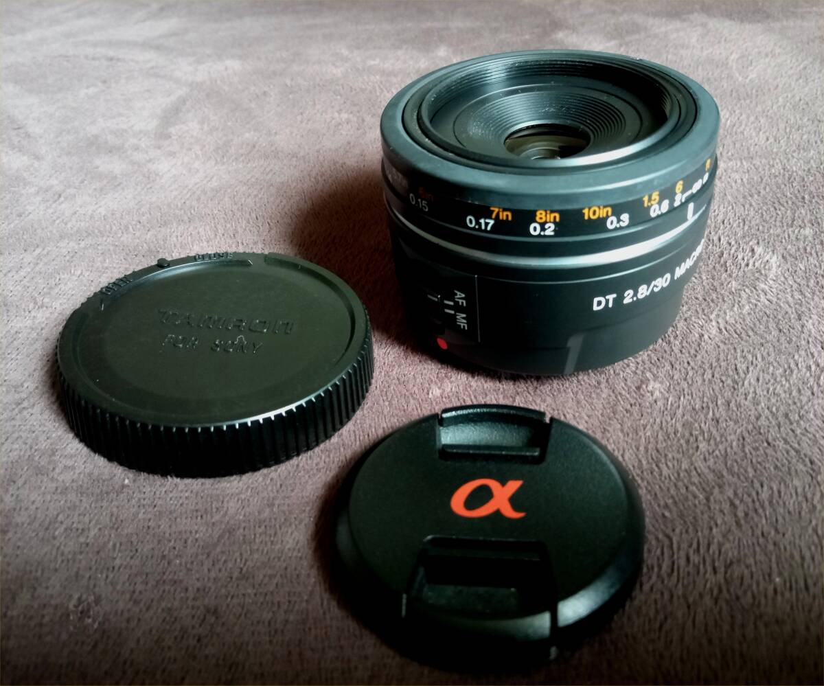 完動美品★SONY DT 2.8/30mm MACRO SAM