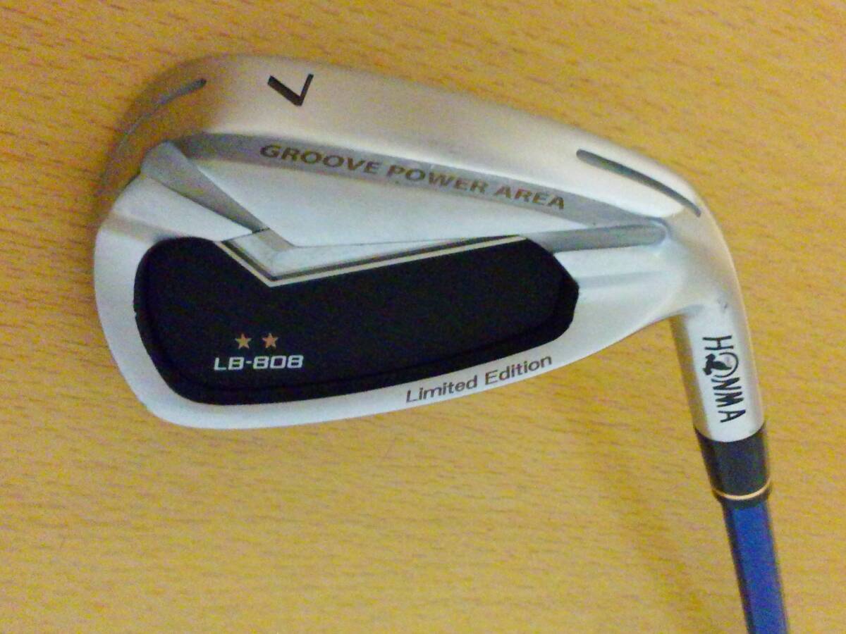 本間ゴルフ HONMA ホンマ LB-808 LIMITED EDITION リミテッドエディション 7番アイアン 7I LB-2000 AQ8 EPT-tech 48 R 2星 2S ☆☆の画像1