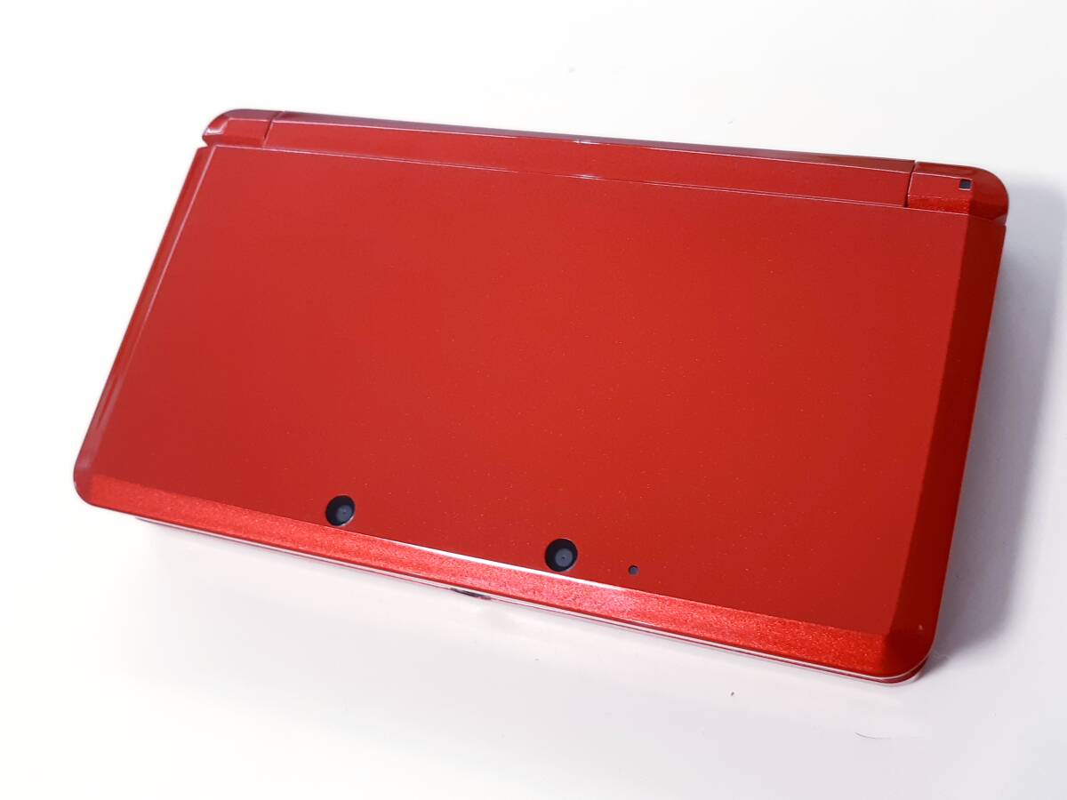 【動作確認済み】《綺麗》Nintendo 任天堂 ３ＤＳメタリックレッド本体 ＋付属品　_画像2