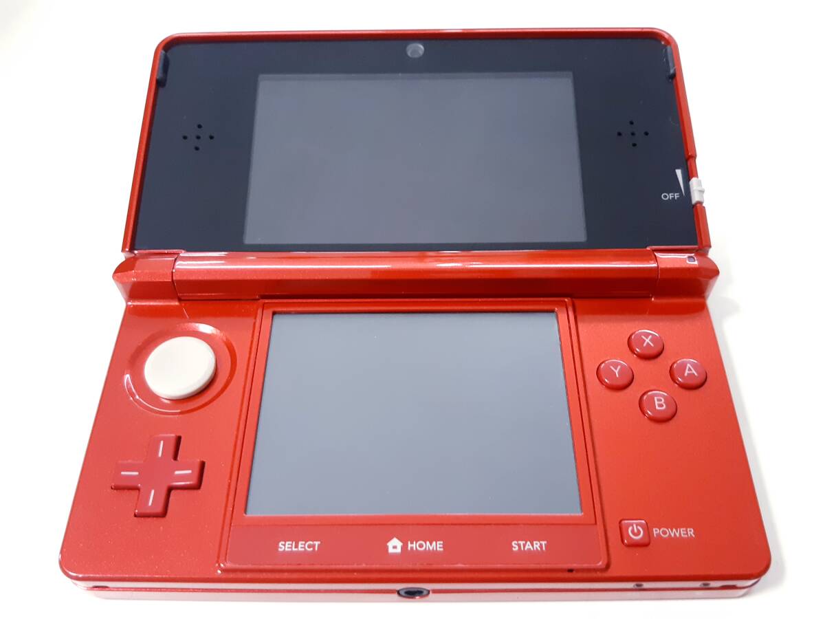 【動作確認済み】《綺麗》Nintendo 任天堂 ３ＤＳメタリックレッド本体 ＋付属品　_画像5