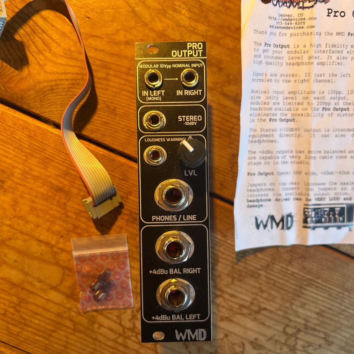 WMD pro Output 高音質出力　ヘッドフォンアウト付_画像2