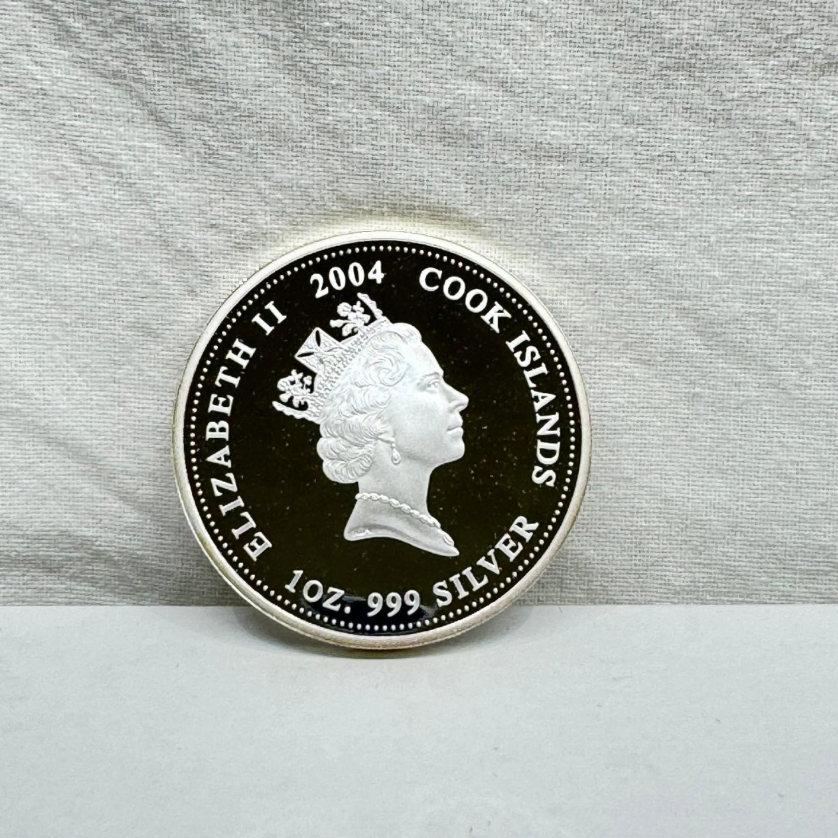 ハローキティ KABUKI 30周年記念銀貨3枚セット コイン テーマ「吉野山」 シルバー 純銀 1オンス 2004年製 刻印999 ケース付きの画像5