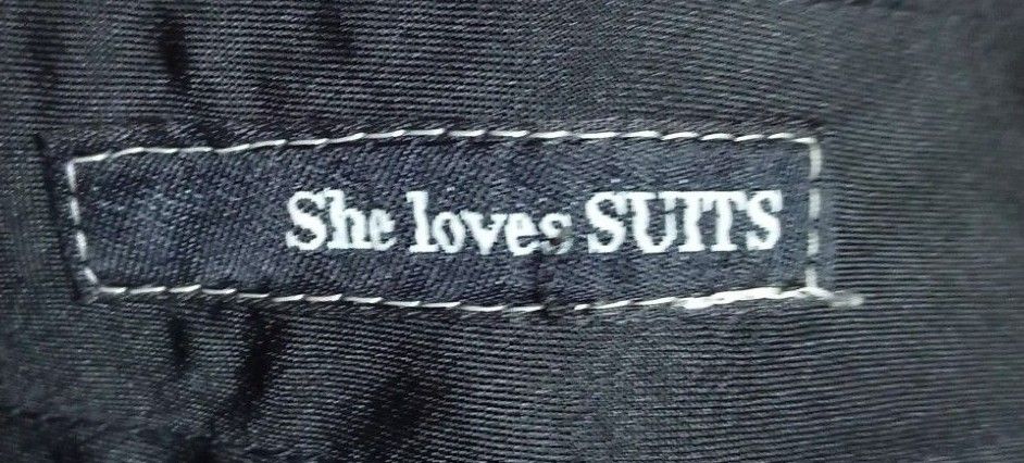 she loves suits洗えるスーツ(黒パンツ)