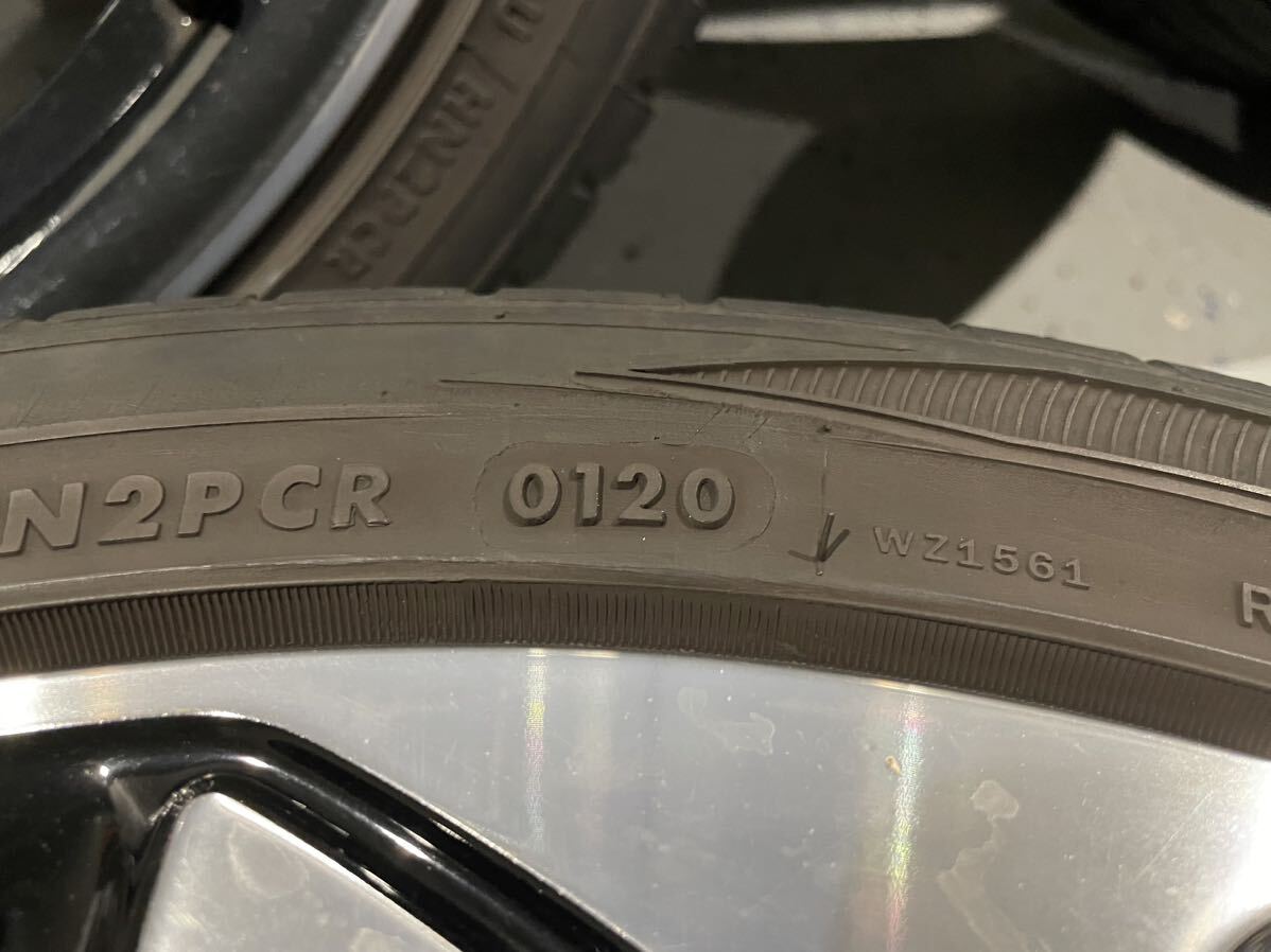 VW ゴルフR 純正 18インチ 7.5J +49 PCD112 5穴/ZEETEX HP2000 225/40r18 2020年製 4本セットの画像8