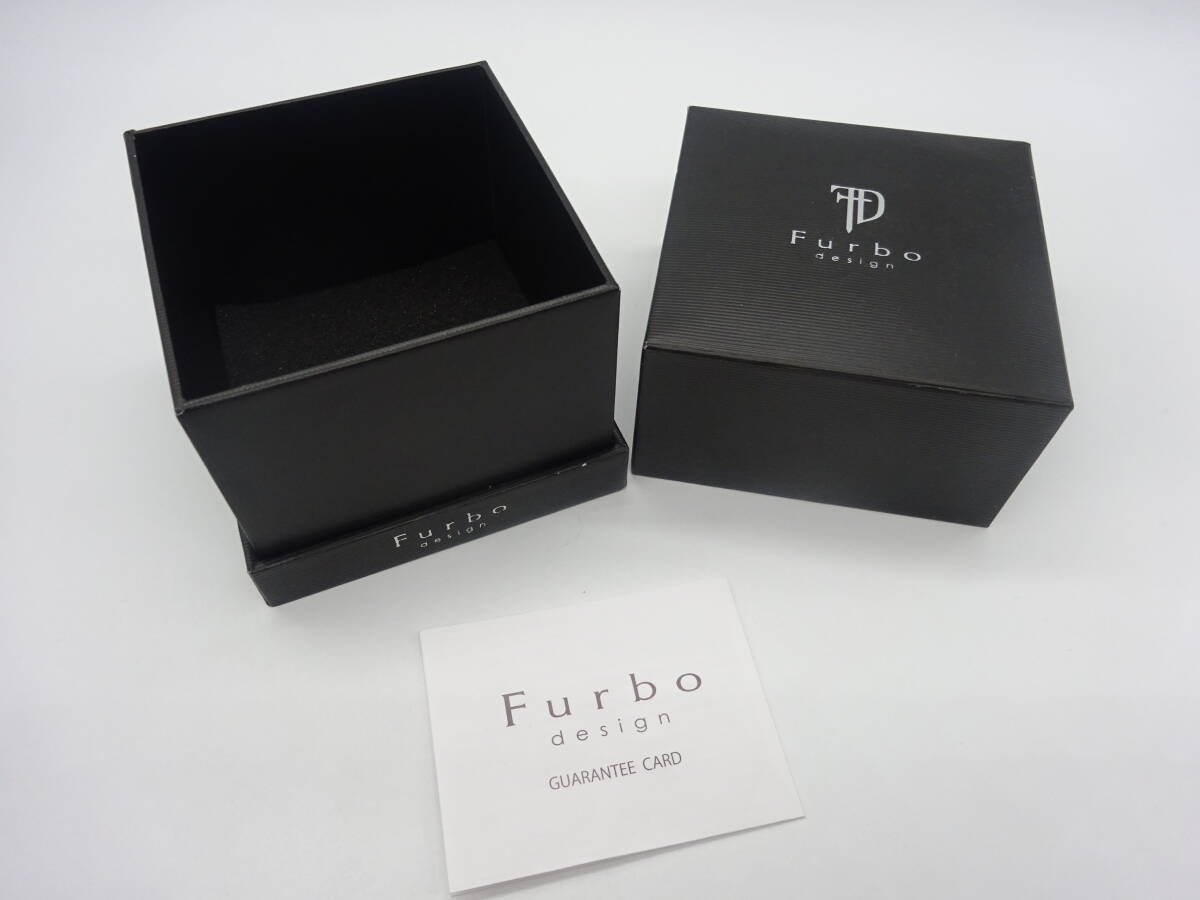 ☆ファッション時計☆ #24892 Furbo design/フルボデザイン 裏スケ 自動巻き F8402 レザー 箱付き 可動品_画像10