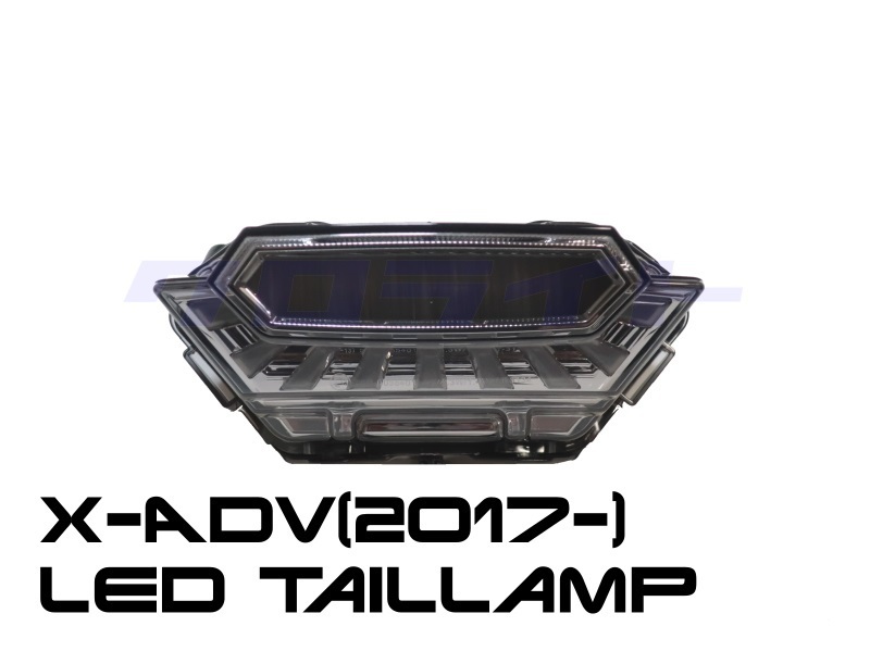 【高品質】限定1個 X-ADV XADV (17-20) ウインカー内蔵 カスタムLEDテールランプ