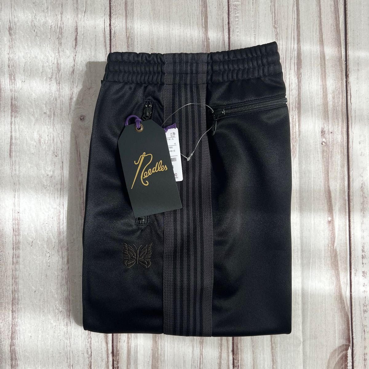 needles フリークスストア 別注 トラックパンツ ブラック 23aw needles フリークスストア 別注 トラックパンツ ブラック 23aw