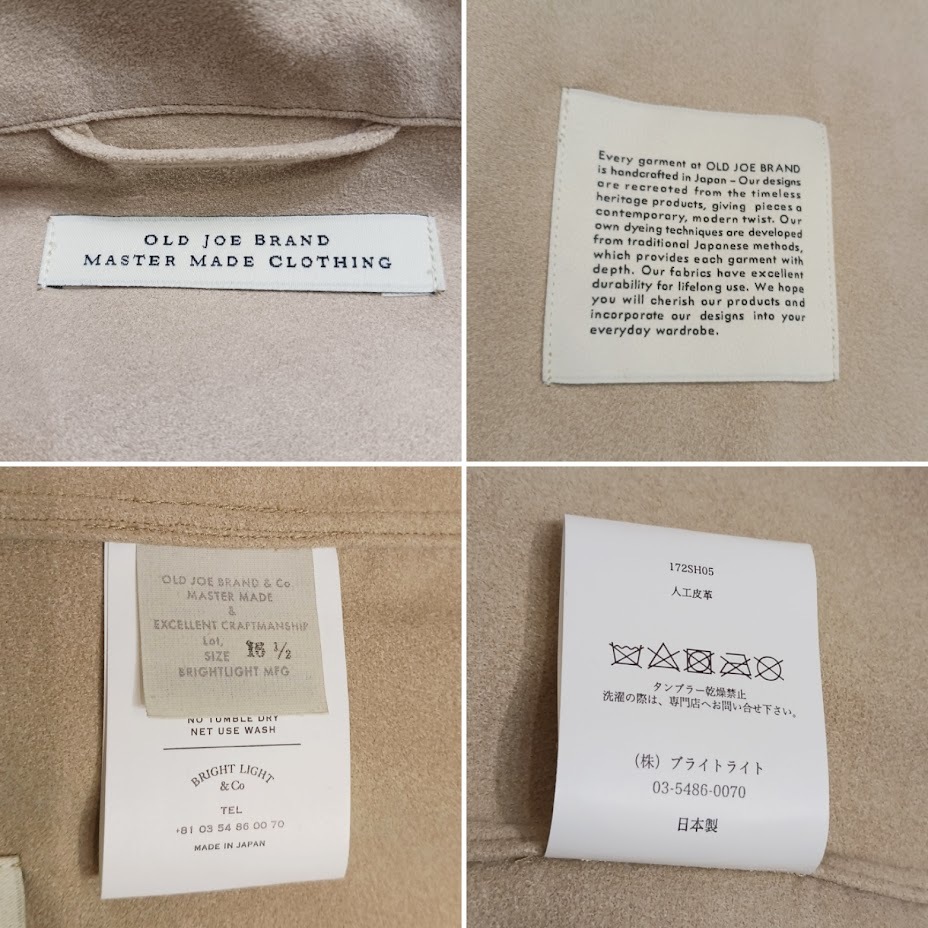 ∀ 美品 OLD JOE&CO オールドジョー OPENED COLLAR SHIRTS ∀ 美品 OLD JOE&CO オールドジョー OPENED COLLAR SHIRTS